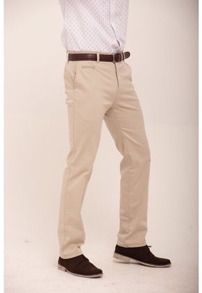 Pantalon Para Hombre Beige Marca L&H