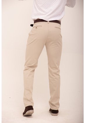 Pantalon Para Hombre Beige Marca L&H