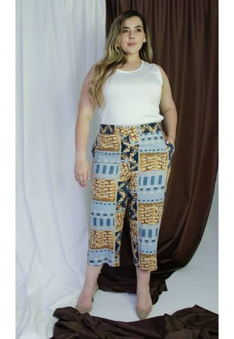 Capri Para Mujer. Azul Marca L&H L&H