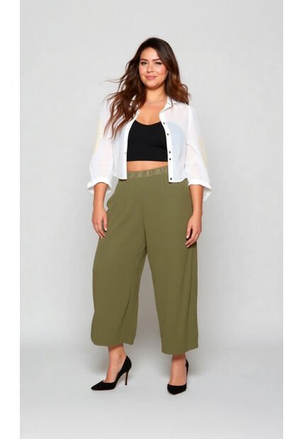 Pantalon Para Mujer. Verde Marca L&H Ref. 1F607081