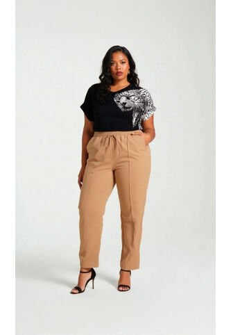 Pantalon Para Mujer. Taupe Marca L&H Ref. 1F607082 L&H