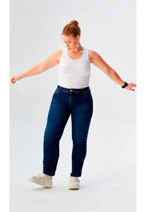 Jean Para Mujer. Azul Oscuro Marca L&H Ref. 3Ap607001