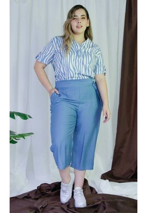 Capri Para Mujer. Azul Marca L&H