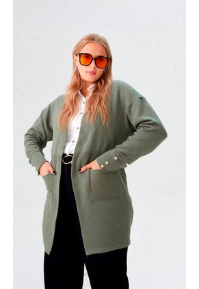 Chilango Para Mujer. Manga Larga Verde Marca L&H Ref. 7D636023