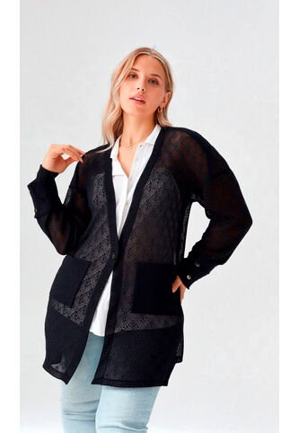 Chilango Para Mujer. Manga Larga Negro Marca L&H Ref. 7D636023 L&H