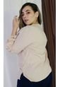 Blusa Para Mujer. Manga 3/4 Beige Marca L&H de L&H
