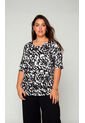 Camiseta Para Mujer. Manga Corta Negro Marca L&H Ref. 2J609086 de L&H
