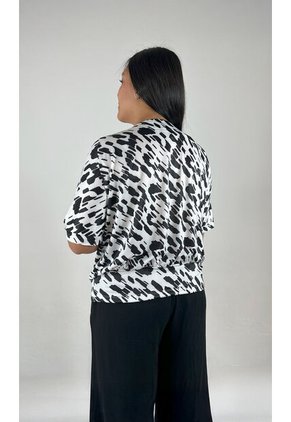 Camiseta Para Mujer. Manga Corta Negro Marca L&H Ref. 2J609086