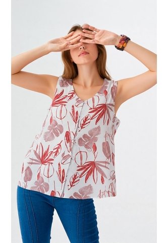 Blusa Para Mujer Manga Sisa Vino Marca L&H Ref. 2J412280 L&H