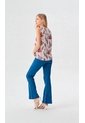 Blusa Para Mujer Manga Sisa Vino Marca L&H Ref. 2J412280 de L&H
