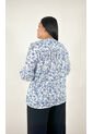Blusa Para Mujer. Manga 3/4 Azul Marca L&H Ref. 1F612225 de L&H
