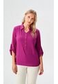 Blusa Para Mujer Manga 3/4 Morado Marca L&H Ref. 1F412457 de L&H
