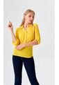 Blusa Para Mujer Manga 3/4 Amarillo Marca L&H Ref. 1F412457 de L&H