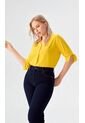 Blusa Para Mujer Manga 3/4 Amarillo Marca L&H Ref. 1F412457 de L&H