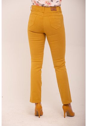 Jean Para Mujer Mostaza Marca L&H
