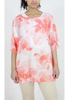 Bluson Para Mujer Manga Corta Coral Marca L&H