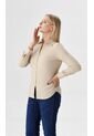Blusa Para Mujer Manga Larga Beige Marca L&H Ref. 1F412696 de L&H