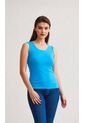 Camiseta Para Mujer Manga Sisa Azul Marca L&H Ref. 1F409240 de L&H