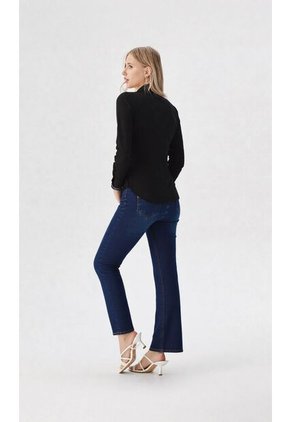 Blusa Para Mujer Manga Larga Negro Marca L&H Ref. 1F412696