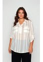 Blusa Para Mujer. Manga 3/4 Beige Marca L&H Ref. 1F612224 de L&H