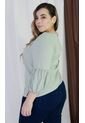 Blusa Para Mujer. Manga 3/4 Verde Marca L&H Ref. 2J612082 de L&H