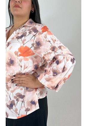 Blusa Para Mujer. Manga 3/4 Rosado Marca L&H Ref. 1F612220