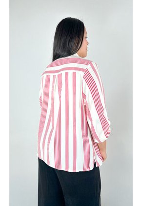 Blusa Para Mujer. Manga 3/4 Rojo Marca L&H Ref. 1F612224