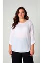 Blusa Para Mujer. Manga 3/4 Blanco Marca L&H Ref. 5P612102 de L&H