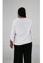 Blusa Para Mujer. Manga 3/4 Blanco Marca L&H Ref. 5P612102 de L&H
