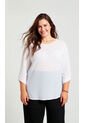 Blusa Para Mujer. Manga 3/4 Blanco Marca L&H Ref. 5P612102 de L&H