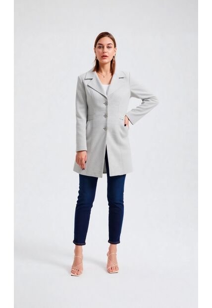 Gaban Para Mujer Gris Claro Marca L&H Ref. 4V408166