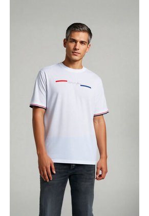 T-Shirt Para Hombre Blanco Marca L&H Ref. 4K109116