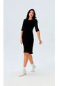 Vestido Para Mujer Manga Corta Negro Marca L&H Ref. 5P417013 de L&H