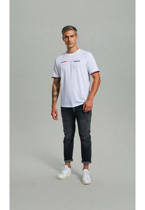 T-Shirt Para Hombre Blanco Marca L&H Ref. 4K109116