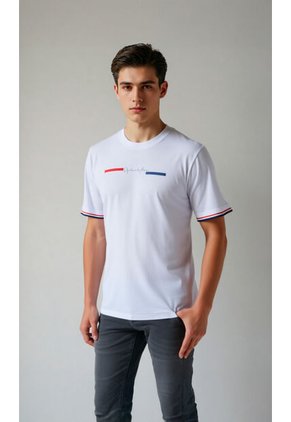 T-Shirt Para Hombre Blanco Marca L&H Ref. 4K109116