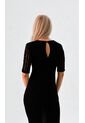 Vestido Para Mujer Manga Corta Negro Marca L&H Ref. 5P417013 de L&H