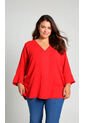 Blusa Para Mujer. Manga 3/4 Rojo Marca L&H Ref. 5P612075 de L&H