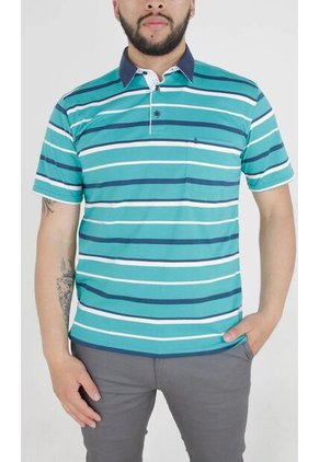 Polo Para Hombre Verde Marca L&H Ref. 7Y109091