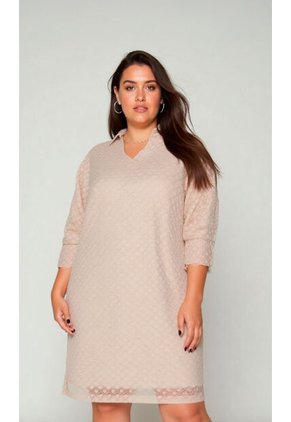 Vestido Para Mujer. Beige Marca L&H Ref. 5P617007