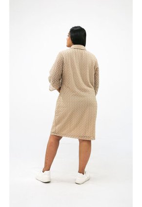 Vestido Para Mujer. Beige Marca L&H Ref. 5P617007