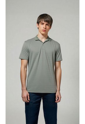 Polo Para Hombre Verde Marca L&H Ref. 4K109084