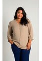 Blusa Para Mujer. Manga 3/4 Beige Marca L&H Ref. 5P612091 de L&H