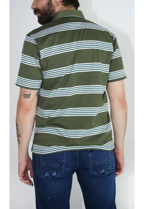 Polo Para Hombre Verde Marca L&H Ref. 7Y109082