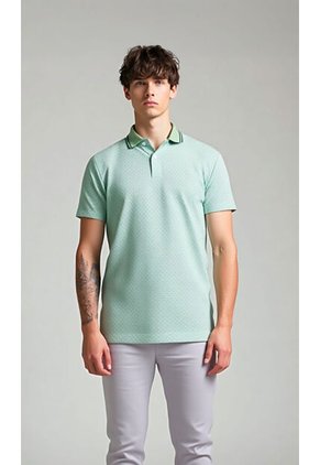 Polo Para Hombre Verde Marca L&H Ref. 4K109115