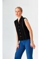 Blusa Para Mujer Manga Sisa Negro Marca L&H Ref. 1F412679 de L&H