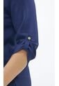 Blusa Para Mujer Manga 3/4 Azul Oscuro Marca L&H Ref. 1F412344 de L&H