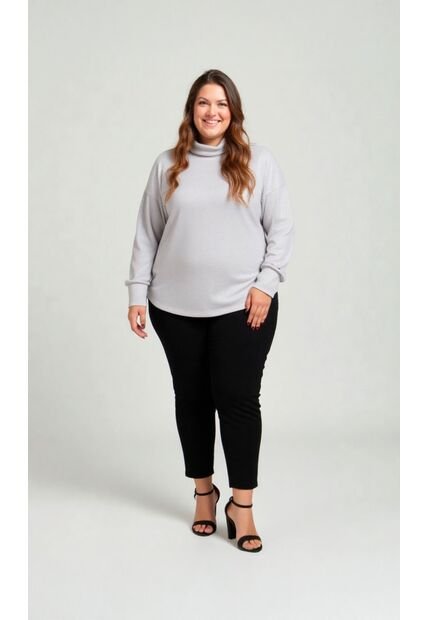 Saco Para Mujer. Gris Claro Marca L&H Ref. 1F633003