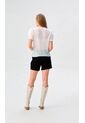 Blusa Para Mujer Manga Corta Crudo Marca L&H Ref. 5P412275 de L&H