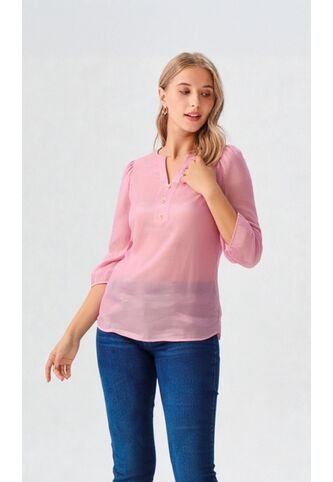 Blusa Para Mujer Manga 3/4 Rosado Marca L&H Ref. 5P412272 L&H