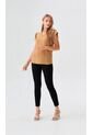 Blusa Para Mujer Manga Corta Taupe Marca L&H Ref. 5P412278 de L&H